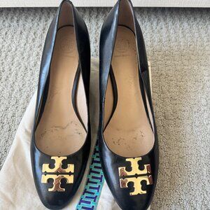 Tory Burch Women's Logo Wedge Pumps